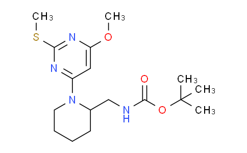 Tert Butyl Methoxy Methylthio Pyrimidin Yl Piperidin Yl