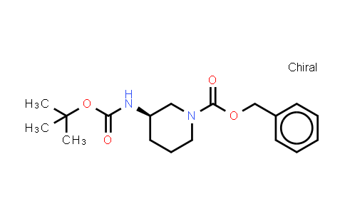R-1-N-Cbz-3-Boc-氨基哌啶