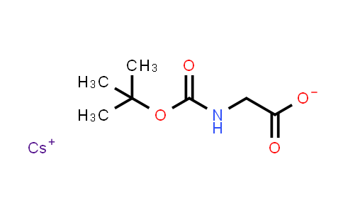 Boc-glycine cesium salt