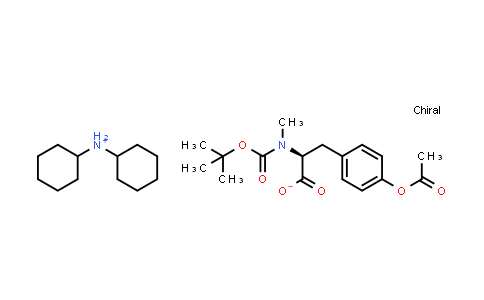 Boc-N-methyl-O-acetyl-L-tyrosine dicyclohexylammonium salt