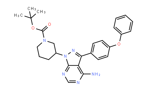 3-[4-aMino-3-(4-phenoxy-phenyl)-pyrazolo[3,4-d]pyrimidin-1-yl]-piperidine-1-carboxylic acid tert-butyl ester