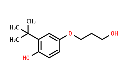 Phenol, 2-(1,1-dimethylethyl)-4-(3-hydroxypropoxy)-