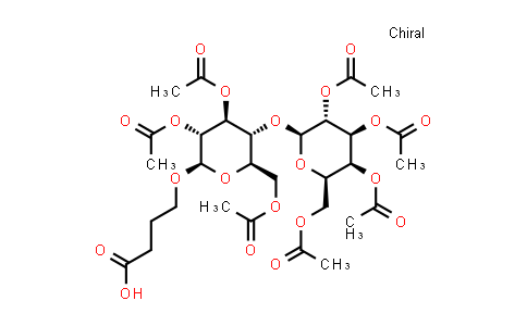 3-羧丙基O-（2,3,4,6-四-O-乙酰基-β-D-吡喃半乳糖基）-（1-> 4）-2,3,6-三-O-乙酰基-β-D- 吡喃葡萄糖苷