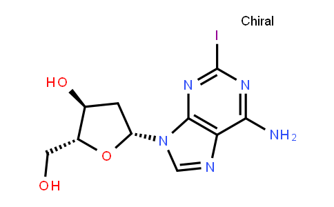 2-iodo-9-<2-deoxy-β-D-ribofuranosyl>adenine