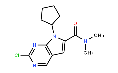 2-Chloro-7-cyclopentyl-n,n-dimethyl-7h-pyrrolo[2,3-d]pyrimidine-6-carboxamide