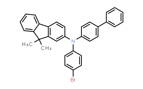 N-(4-biphenyl)-N-(4-bromophenyl)-(9,9-dimethylfluoren-2-amine)