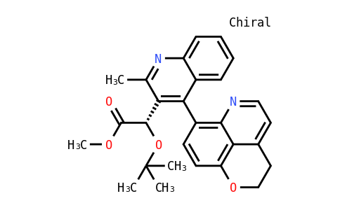 (S)-2-(叔丁氧基)-2-((R)-4-(2,3-二氢吡喃并[4,3,2-de]喹啉-7-基)-2-甲基喹啉-3-基)基)乙酸甲酯