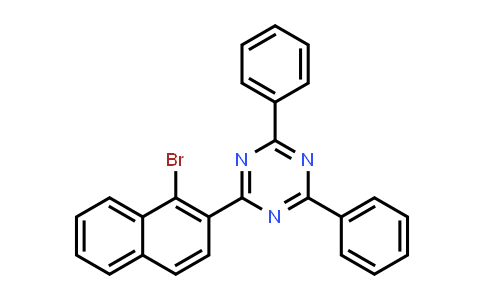 2-(1-Bromonaphthalen-2-yl)-4,6-diphenyl-1,3,5-triazine