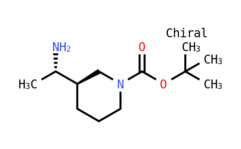 tert-butyl (3R)-3-[(1S)-1-aminoethyl]piperidine-1-carboxylate
