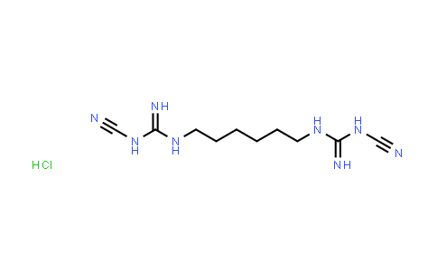 聚(六亚甲基双氰基胍-六亚甲基二胺)盐酸盐