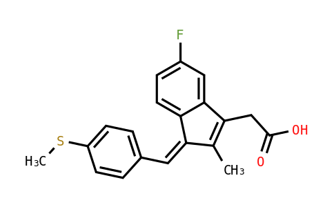 (Z)-5-氟-2-甲基-1-[4-(甲硫苯基)亞甲基]-1H-茚-3-醋酸