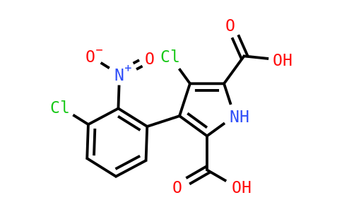 3-氯 -4-(3-氯 -2-硝基苯基) -1H- 吡咯 -2,5-二羧酸