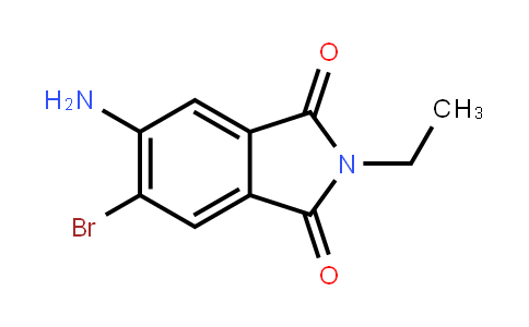 5-amino-6-bromo-2-ethylisoindole-1,3-dione