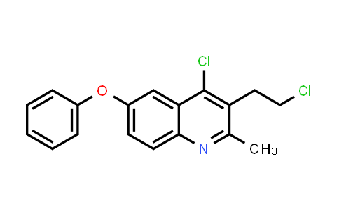 4-Chloro-3-(2-chloroethyl)-2-methyl-6-phenoxyquinoline