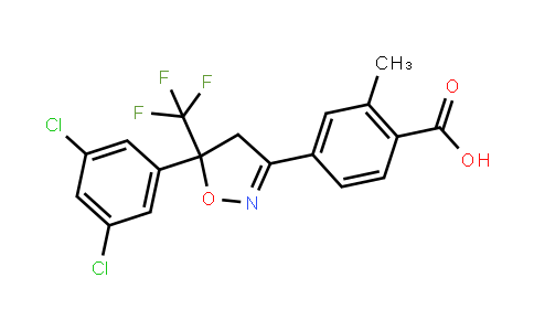 4-[5-(3,5-Dichlorophenyl)-5-(trifluoromethyl)-4,5-dihydro-1,2-oxazol-3-yl]-2-methylbenzoic acid