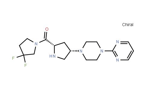 (3,3-Difluoropyrrolidin-1-yl)[(2s,4s)-4-[4-(pyrimidin-2-yl)piperazin-1-yl]pyrrolidin-2-yl]methanone