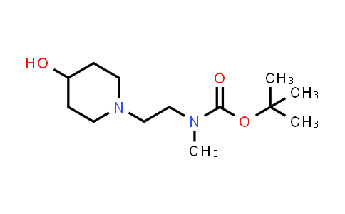 2-(4-羟基哌啶-1-基)乙基(甲基)氨基甲酸叔丁酯