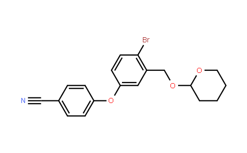 4-[4-Bromo-3-[[(tetrahydro-2H-pyran-2-yl)oxy]methyl]phenoxy]benzonitrile