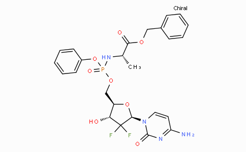 N-(2'-脱氧-2',2'-二氟-P-苯基-5'-胞苷酰)-L-丙氨酸苄酯