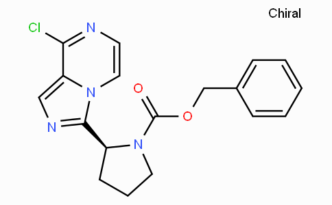 (S)-benzyl 2-(8-chloroimidazo[1,5-a]pyrazin-3-yl)pyrrolidine-1-carboxylate