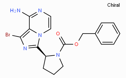 (S)-苯基 2-(8-氨基-1-溴咪唑[1,5-A]吡嗪-3-基)吡咯烷-1-羧酸酯