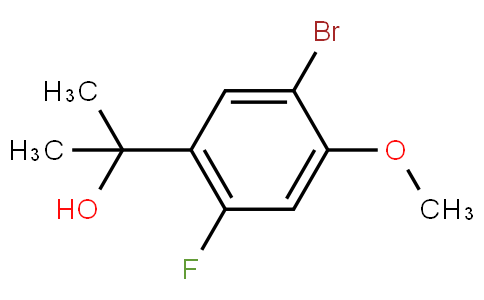 Benzenemethanol, 5-bromo-2-fluoro-4-methoxy-α,α-dimethyl-
