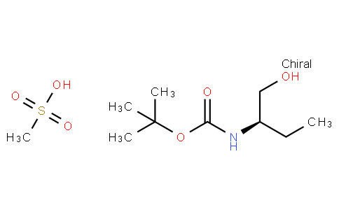 N-tert-Butoxycarbonyl (R)-2-Aminobutan-1-ol Methanesulfonic Acid