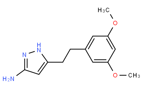 5-(3,5-diMethoxyphenethyl)-1H-pyrazol-3-aMine
