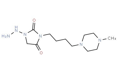 1-hydrazinyl-3-(4-(4-methylpiperazin-1-yl)butyl)imidazolidine-2,4-dione