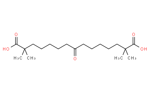 2,2,14,14-tetramethyl-8-oxopentadecanedioic acid
