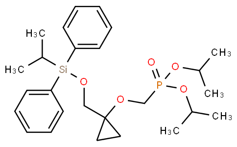 diisopropyl (1-((isopropyldiphenylsilyloxy)methyl)cyclopropoxy)methylphosphonate