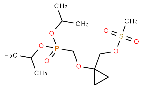 [[[1-[[(Methylsulfonyl)oxy]methyl]cyclopropyl]oxy]methyl]phosphonic acid bis(1-methylethyl) ester