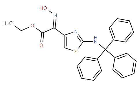 (Z)-ethyl 2-(hydroxyimino)-2-(2-(tritylamino)thiazol-4-yl)acetate