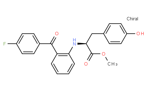 (S)-methyl 2-(2-(4-fluorobenzoyl)phenylamino)-3-(4-hydroxyphenyl)propanoate