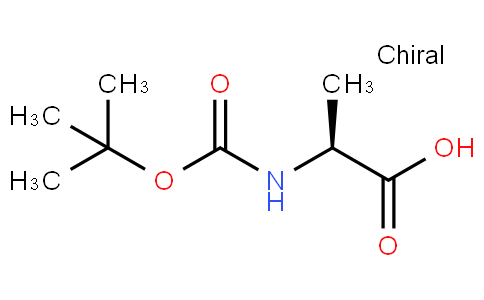 L-?Alanine, N-?[(1,?1-?dimethylethoxy)?carbonyl]?-