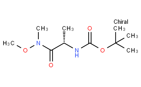 tert-butyl (S)-(1-(methoxy(methyl)amino)-1-oxopropan-2-yl)carbamate