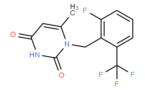 1-(2-Fluoro-6-(trifluoromethyl)benzyl)-6-methylpyrimidine-2,4(1H,3H)-dione