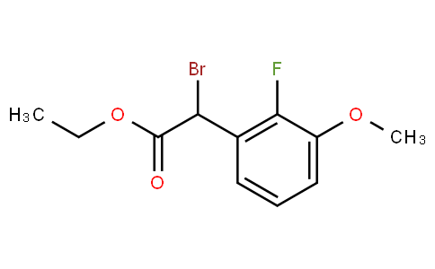 Ethyl 2-bromo-2-(2-fluoro-3-methoxyphenyl)acetate