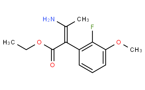 (Z)-ethyl 3-amino-2-(2-fluoro-3-methoxyphenyl)but-2-enoate