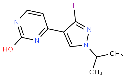 4-(3-iodo-1-isopropyl-1H-pyrazol-4-yl) pyrimidin-2-ol
