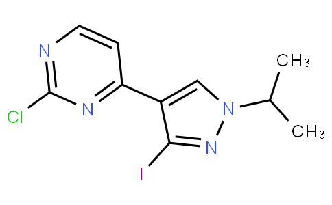 PyriMidine, 2-chloro-4-[3-iodo-1-(1-Methylethyl)-1H-pyrazol-4-yl]-