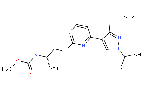 CarbaMic acid, N-[(1S)-2-[[4-[3-iodo-1-(1-Methylethyl)-1H-pyrazol-4-yl]-2-pyriMidinyl]aMino]-1-Methylethyl]-, Methyl ester