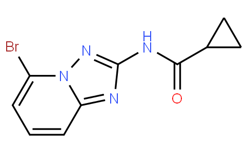 cyclopropanecarboxylic acid (5-bromo-[1,2,4]triazolo[1,5-a]pyridin-2-yl)-amide