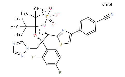 di-tert-butyl-[{(1R,2R)-2-[4-(4-cyanophenyl)-1,3-thiazol-2-yl]-1-(2,4-difluorophenyl)-1-(1H-1,2,4-triazol-1-ylmethyl)propyl}-oxy]methyl phosphate