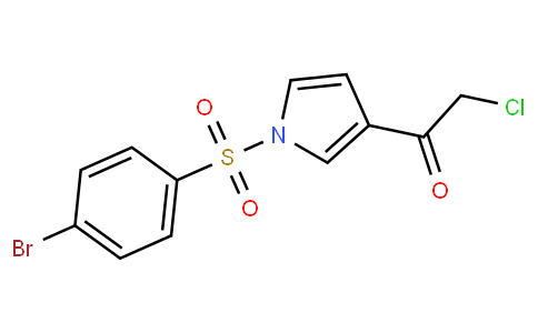1-(1-(4-bromophenylsulfonyl)-1H-pyrrol-3-yl)-2-chloroethanone