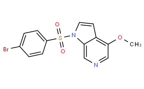 1-(4-bromophenylsulfonyl)-4-methoxy-1H-pyrrolo[2,3-c]pyridine