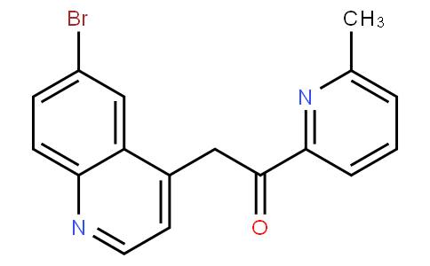 Ethanone, 2-(6-broMo-4-quinolinyl)-1-(6-Methyl-2-pyridinyl)-