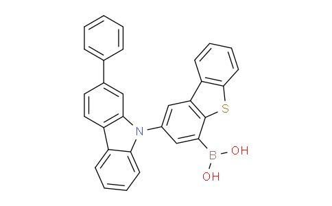 2-(2-phenyl-9H-carbazol-9-yl)dibenzo[b,d]thiophen-4-ylboronic acid