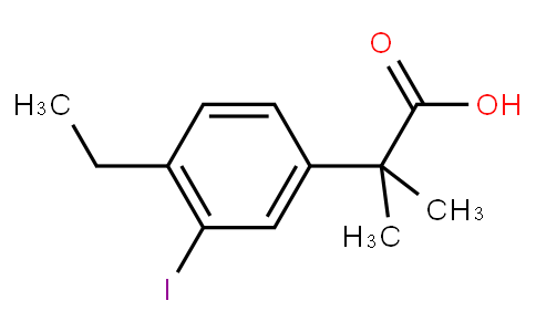 2-(4-乙基-3-碘苯)-2-甲基丙酸