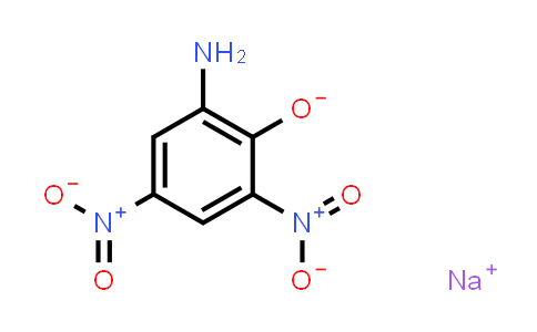 sodium 2-amino-4,6-dinitrophenoxide